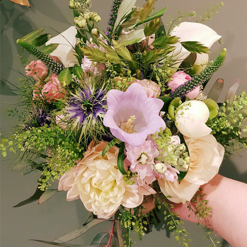 Bridal shop flower bouquet